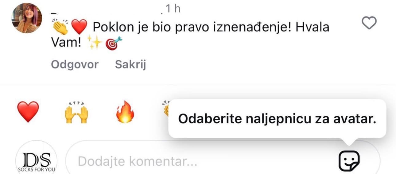 Utisak zadovoljne mušterije DS Socks
